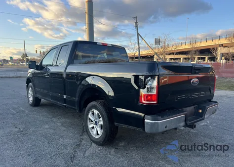 2018 Ford F150 Super Cab из США, поврежденный, VIN 1FTEX1CB0JKF17440